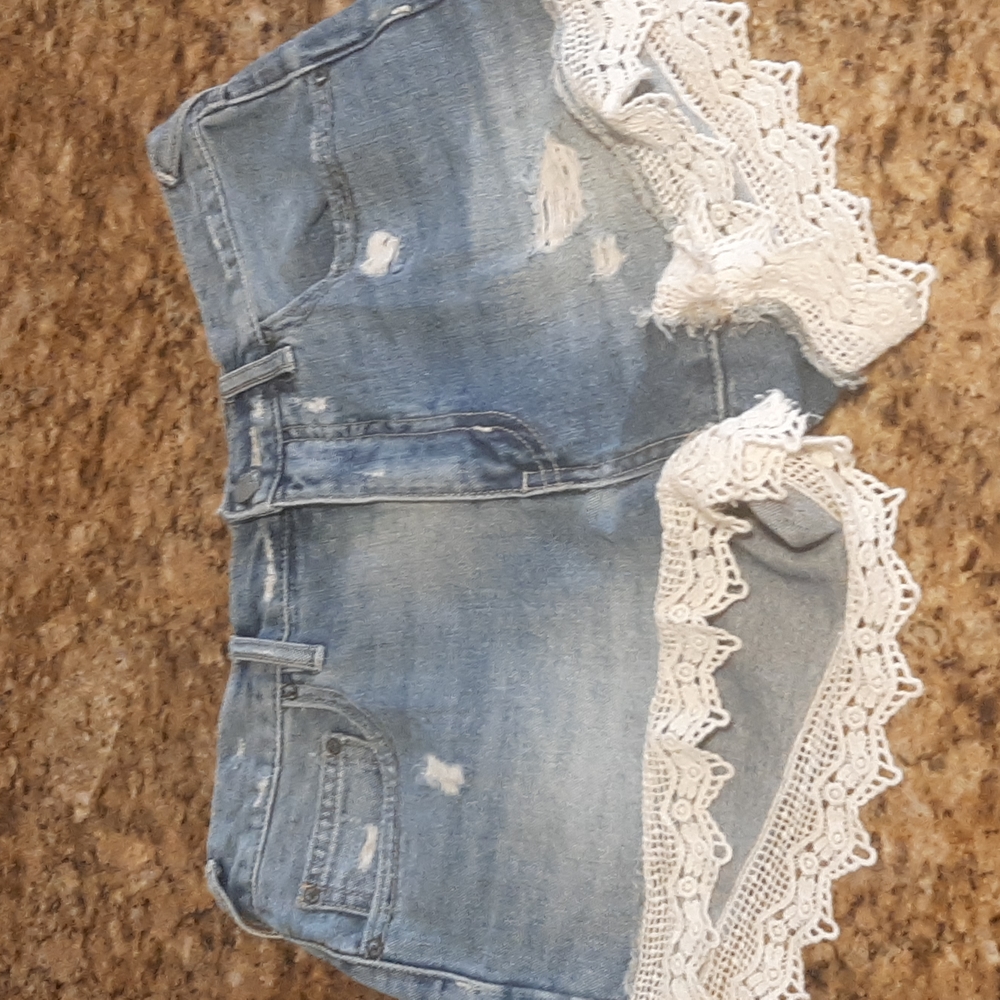 Free people denim shorts